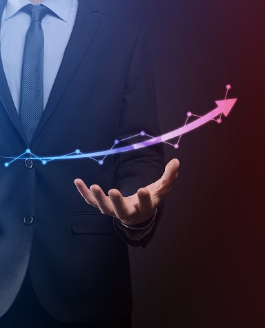 businessman-hold-drawing-screen-growing